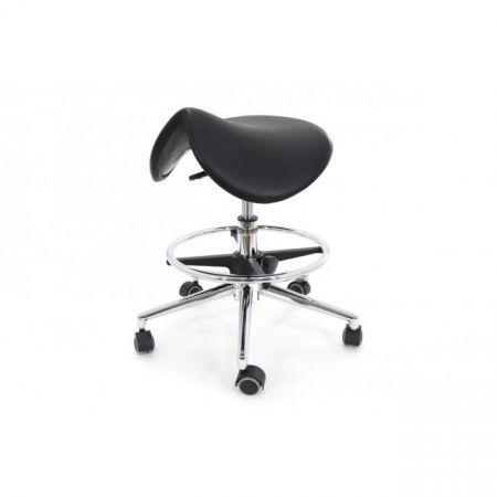 Медтехника Ergo MA01 - эргономичный стул-седло, черный полиуретан