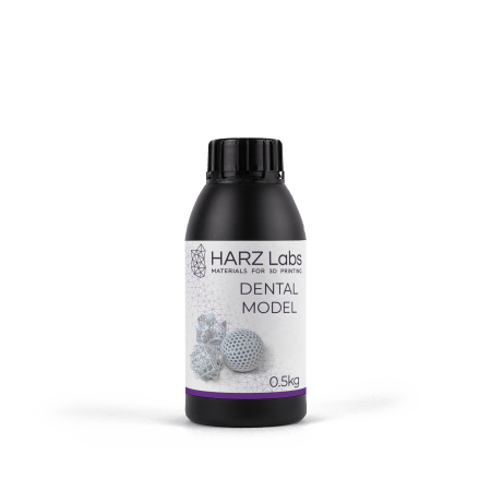 HARZ Labs Dental Model Bone – Фотополимер для настольных LCD/DLP, 0,5кг