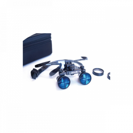 DentLight iZoom Flip-up Loupes Rudilite Frame - стоматологические бинокулярные лупы системы Flip-up на титановой оправе