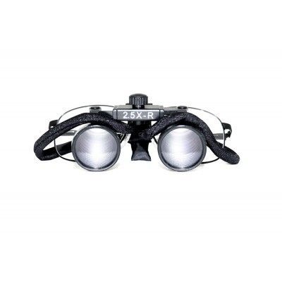 DentLight iZoom Flip-up Loupes Metal Frame - стоматологические бинокулярные лупы системы Flip-up на металлической оправе, увеличение 2.5х