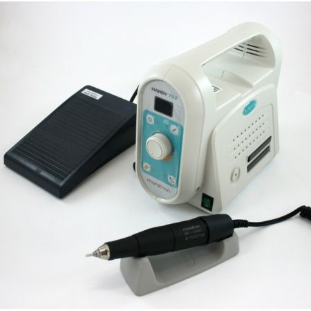 Saeyang Marathon HANDY 702 Lite - щеточный зуботехнический микромотор, с наконечником SDE-SH400, 40000 об/мин, педаль FS60N