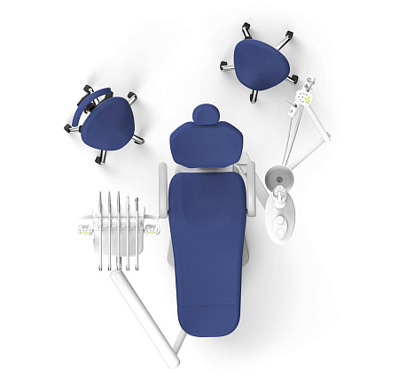 Ritter Ultimate E – стоматологическая установка с нижней подачей инструментов