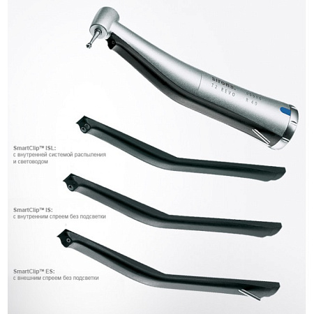 SIRONA T2 REVO R 170 ES - повышающий угловой наконечник с наружной подачей спрея, без света, 1:4,2