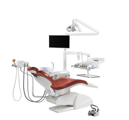 Miglionico NT — стоматологическая установка с верхней подачей инструментов