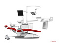 SILVERFOX 8000C-SRS0 Classic – Стоматологическая установка с нижней подачей и мягкой обивкой
