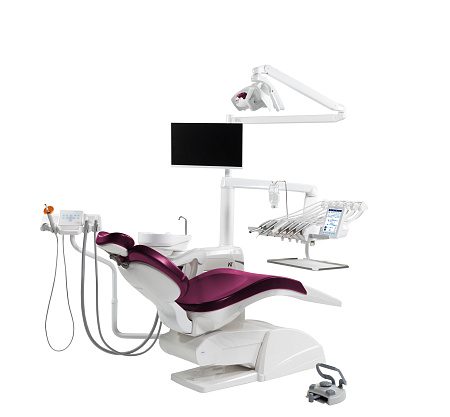 Miglionico NT — стоматологическая установка с верхней подачей инструментов
