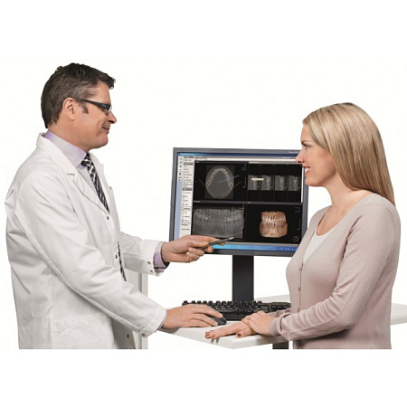 KaVo Pan eXam Plus Ceph - универсальный датчик Pan/Ceph для панорамной томографии, цефалостат, возможность дооснащения функцией 3D-томографии 6x8 см